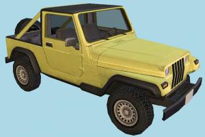 Jeep 4x4 jeep, 4x4, car, truck, vehicle, carriage, transport, yellow, offroad, hummer